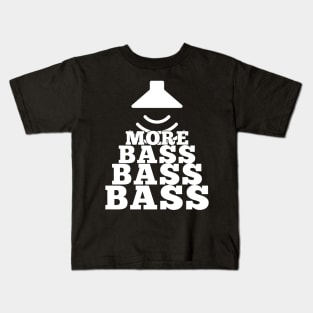 Musician More Bass Music Note Distressed Guitare Kids T-Shirt